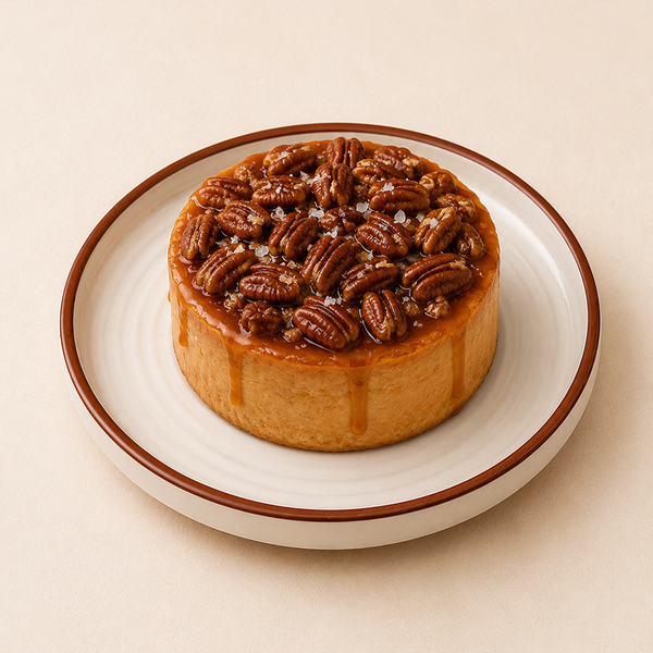 Salted Caramel and Pecan Basque Cheesecake