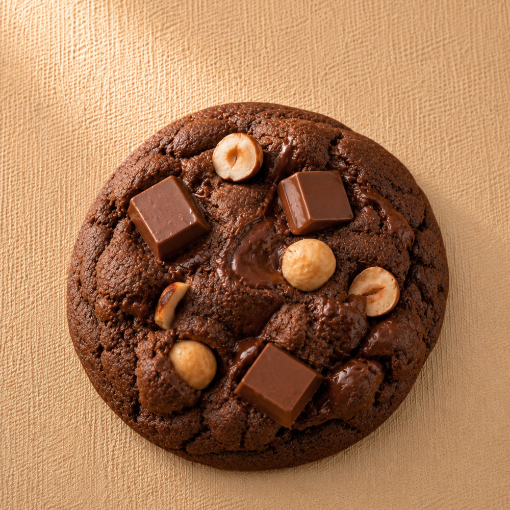 Chocolate Nutella Stuffed Cookie