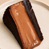 Belgian Chocolate Fudge Brownie Basque